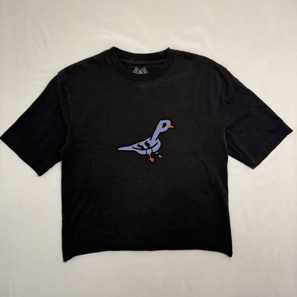 Palace Pigeon Hole Bird P-Logo Cropped T-Shirt Size Small